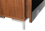 Chrome-plated legs in furniture RTV Loft