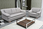 Stylish furniture Almiro: Sofa 205 cm with armchair