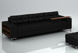 modern sofa with wooden elements, pic. 15
