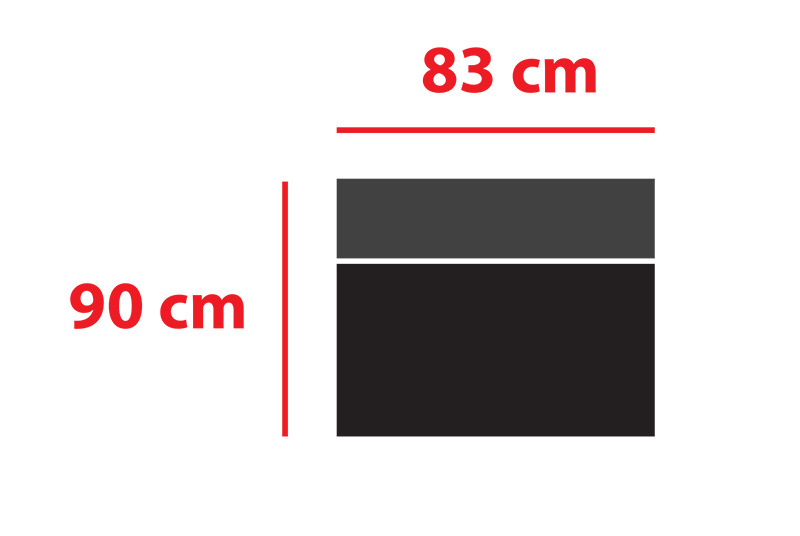 Module: 83 cm x 90 cm