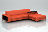 Upholstered corner sofa 16