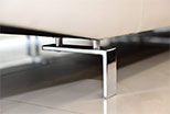 Chrome, original legs of sofas from Lorena collection
