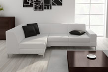 Corner sofa into a small living room 230 cm x 150 cm