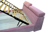 pneumatic frame in modern bed
