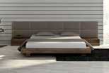 Wooden bed Lukano